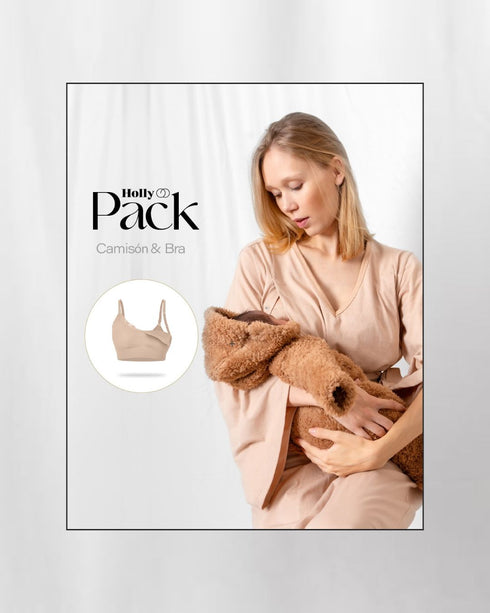 PACK CAMISÓN + SOSTÉN EMBARAZO & LACTANCIA